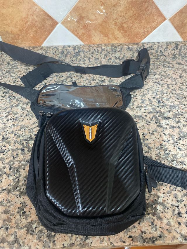 Bolsa de pierna para moto