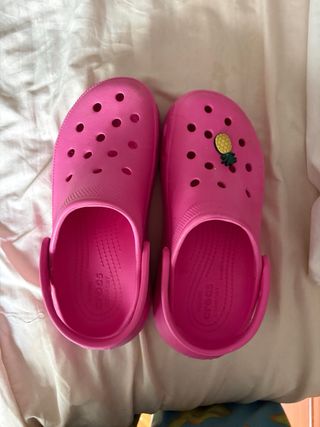 Zuecos Crocs Classic Crush Rosa
