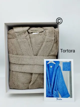 Accappatoio vari colori misure spugna cotone 100%