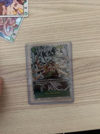 Lotto Carte One Piece zoro quasi tutte in sleeves