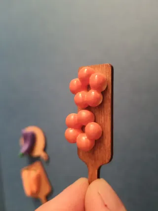 Set 3 Taglieri Miniatura Presepe con Cibarie