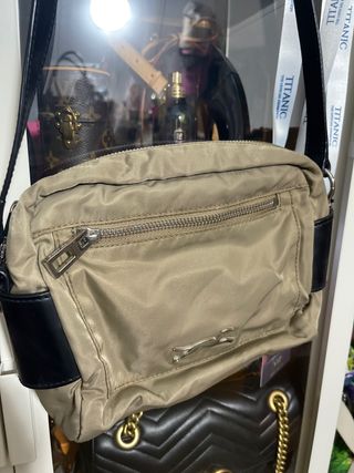 Bolso bandolera Bimba y Lola beige/negro