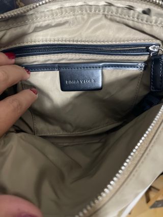 Bolso bandolera Bimba y Lola beige/negro