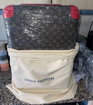 Maleta Louis Vuitton Marrón/Rojo Poco Uso
