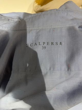 Camisa Scalpers Celeste T.39 Azul Celeste