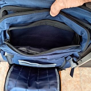 Mochila táctica azul marino 45L impermeable