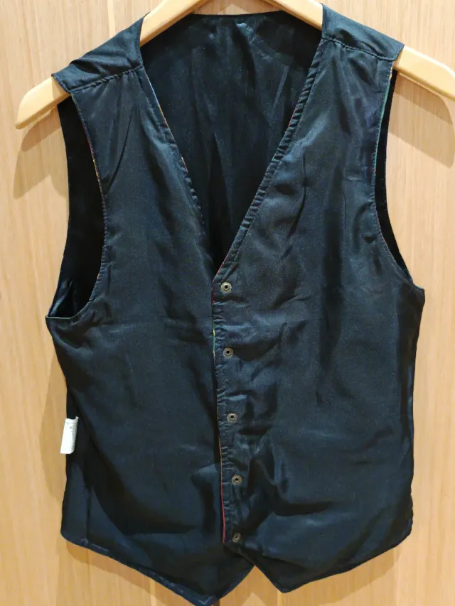 Chaleco ante patchwork talla S