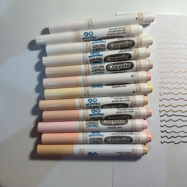 Pennarelli lavabili Crayola Colors of the World