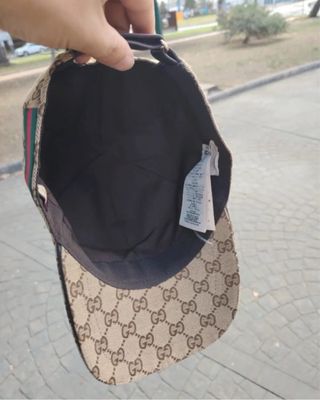 Gorra Gucci Beige y Marrón