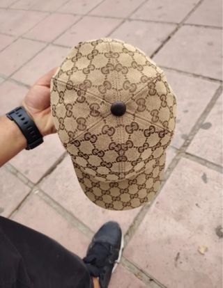 Gorra Gucci Beige y Marrón