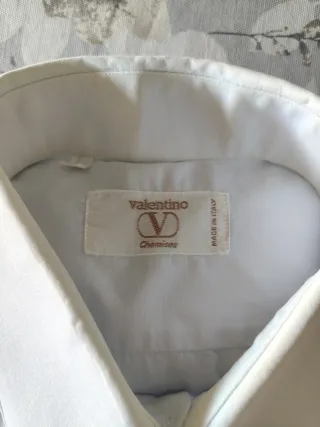 Camicia Valentino Uomo Bianca