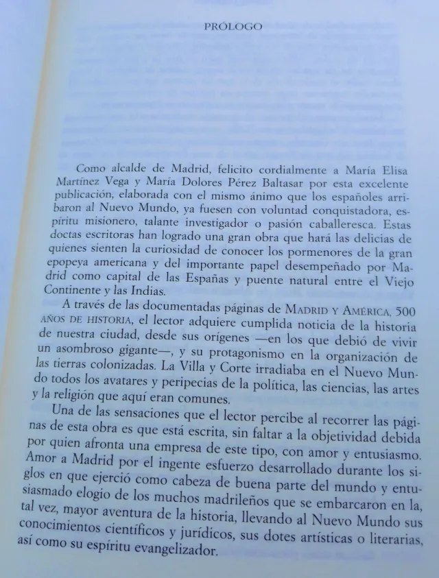 Madrid y América. 500 años de historia.