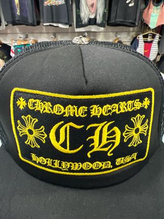 Gorra Trucker Chrome Hearts Negra