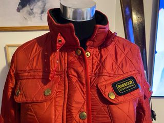 Giacca Barbour Donna Rossa Trapuntata