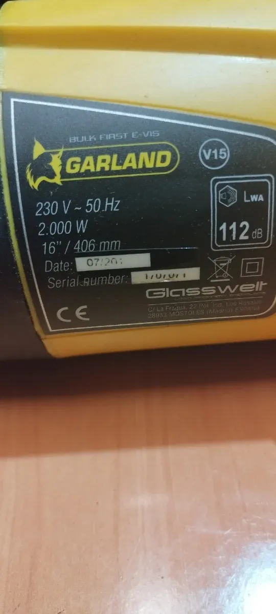 Motosierra Eléctrica Garland