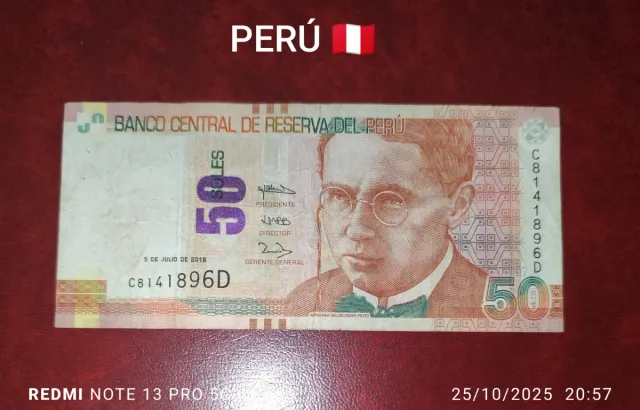 Nota Perú 50 Soles 2018
