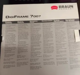 Marco Digital Braun DigiFrame 7007