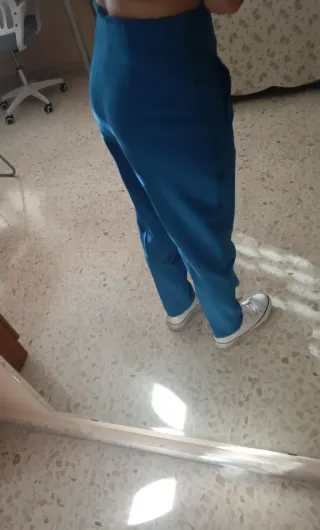 Pantalón de traje azul talla 34