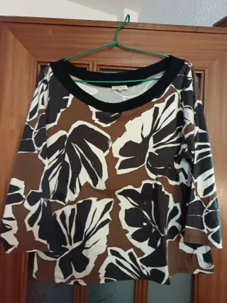 Camiseta estampada manga larga