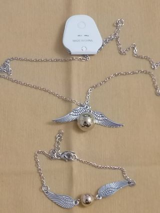 Pulsera Snitch Dorada y Plateada