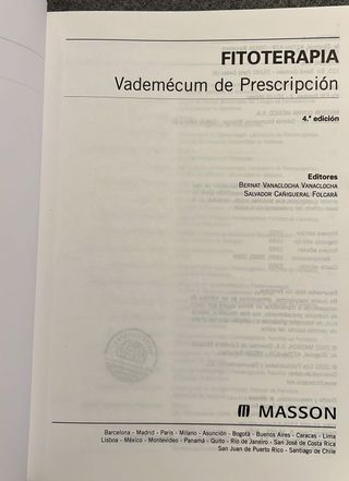 VADEMECUM DE FITOTERAPIA (Spanish Edition)