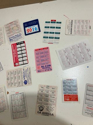 22 calendarios antiguos