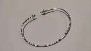 Pulsera mujer plata con cruces