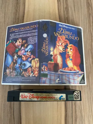 VHS La Dama y el Vagabundo Disney