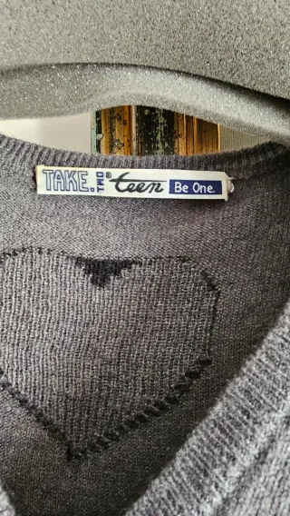 Cardigan bambina con cuori