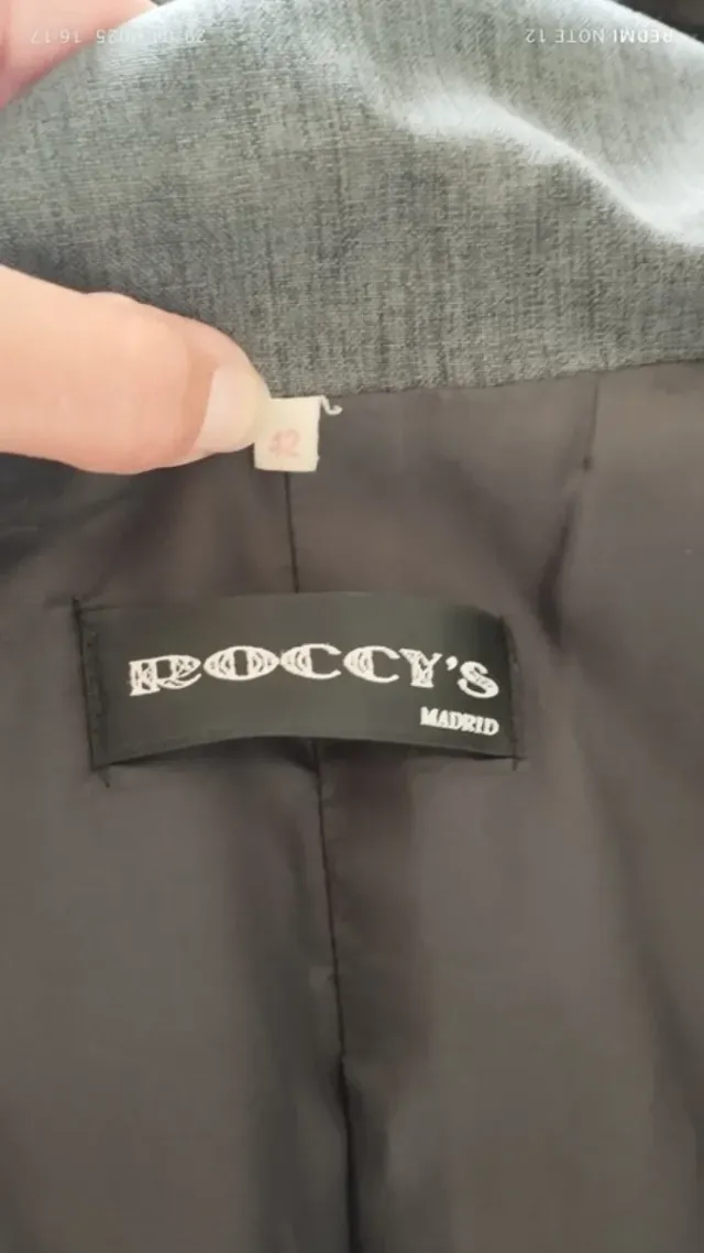 Blazer gris boutique italiana Talla XL