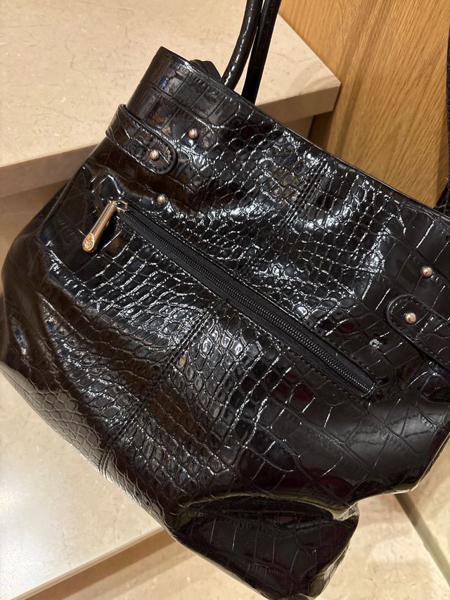 Borsa da appendere Charolate nera