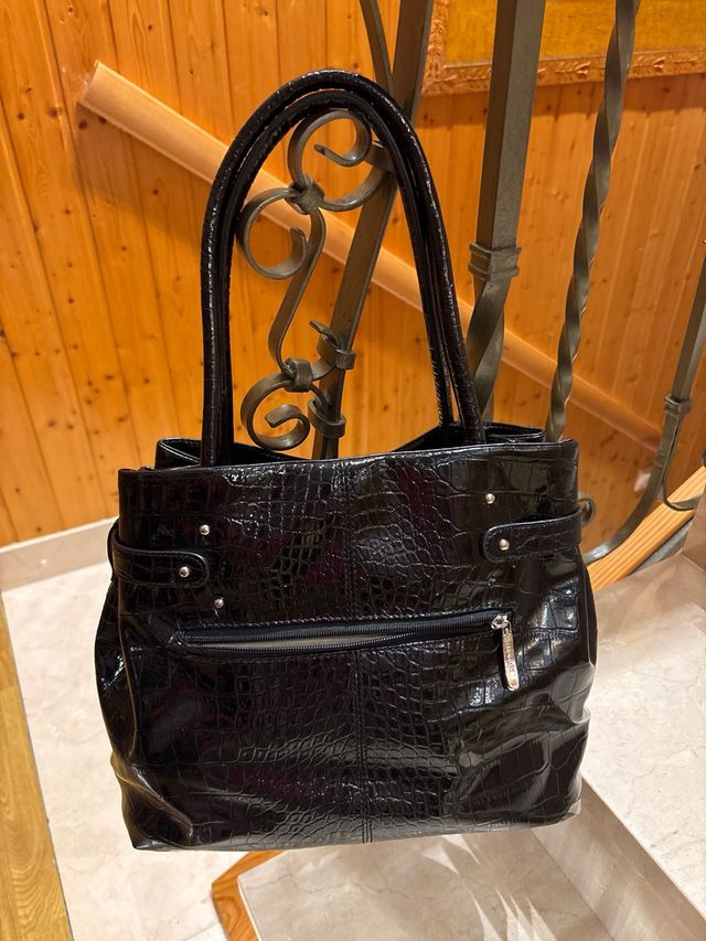 Borsa da appendere Charolate nera