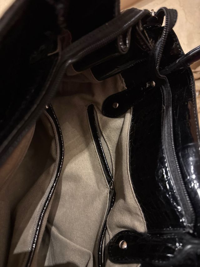 Borsa da appendere Charolate nera