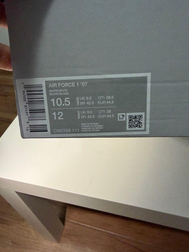 Nike Air Force 1 '07 Blancas