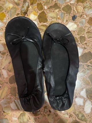 Francesitas negras plegables