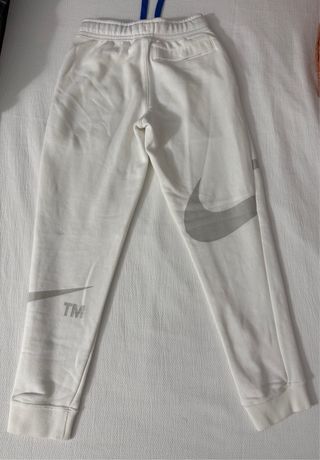 Pantalón chándal felpa Nike blanco 
nin@
talla s