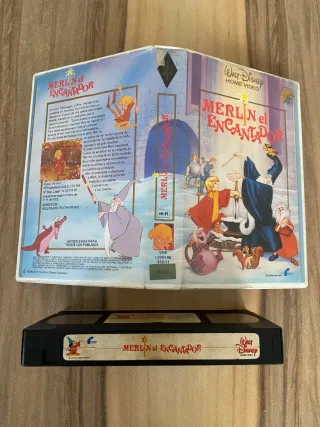 Vhs Merlin el Encantador Disney primera edicion