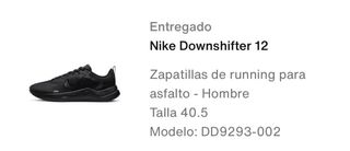 Zapatillas Nike Downshifter Negras