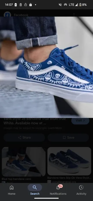 Vans Calaveras Bandana Talla 41-42