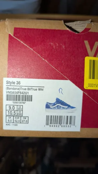 Vans Calaveras Bandana Talla 41-42