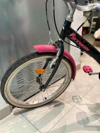 Bicicleta infantil niña rosa 20 pulgadas