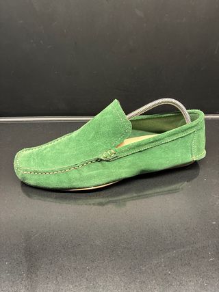 Mocasín ante verde Sisley talla 44