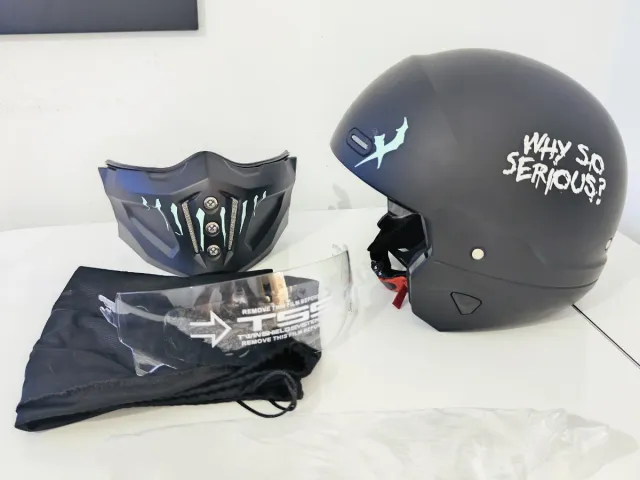 Casco Integral Desmontable Talla L + 2 viseras