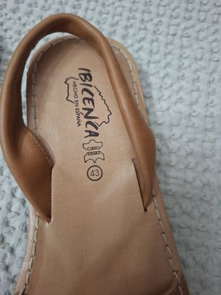 Sandalias Menorquinas Ibicenca Marrón Talla 43