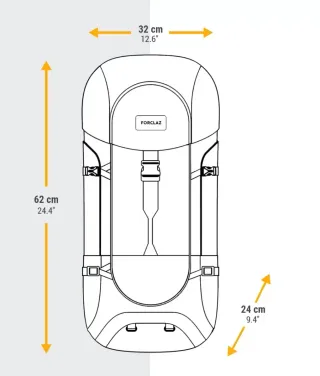 Mochila de montaña 50L