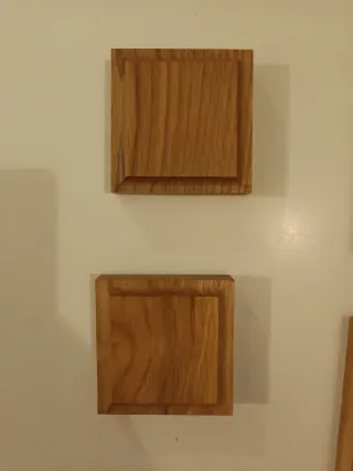 Tacos y plintons de madera