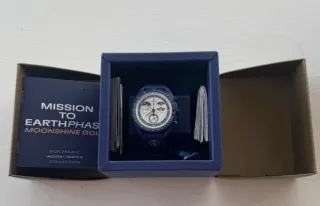 Swatch Mission to Earthphase Moonshine Gold