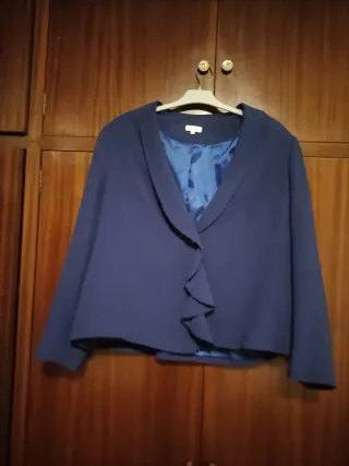 Chaqueta blazer elegante azul