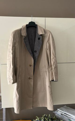 Cappotto sartoriale double-face vintage