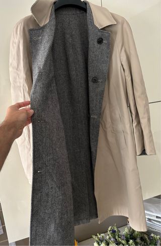 Cappotto sartoriale double-face vintage